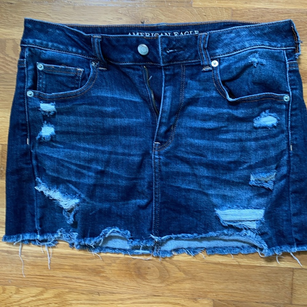 Jean skirt (worn once)